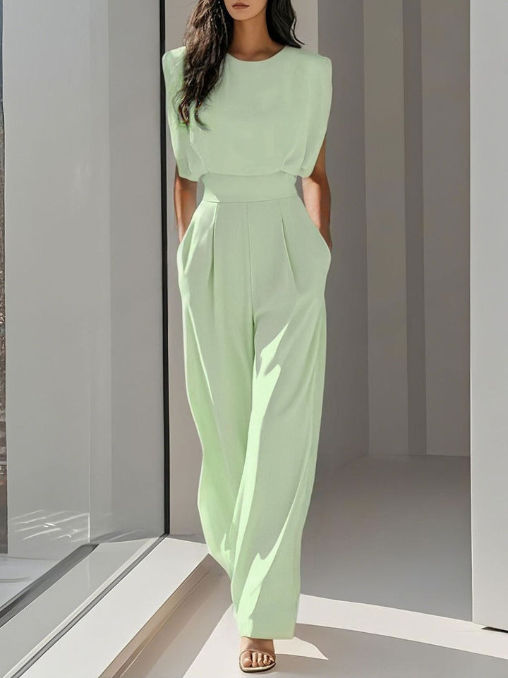 PAQUITA™ - Chic Sleeveless Summer Jumpsuit