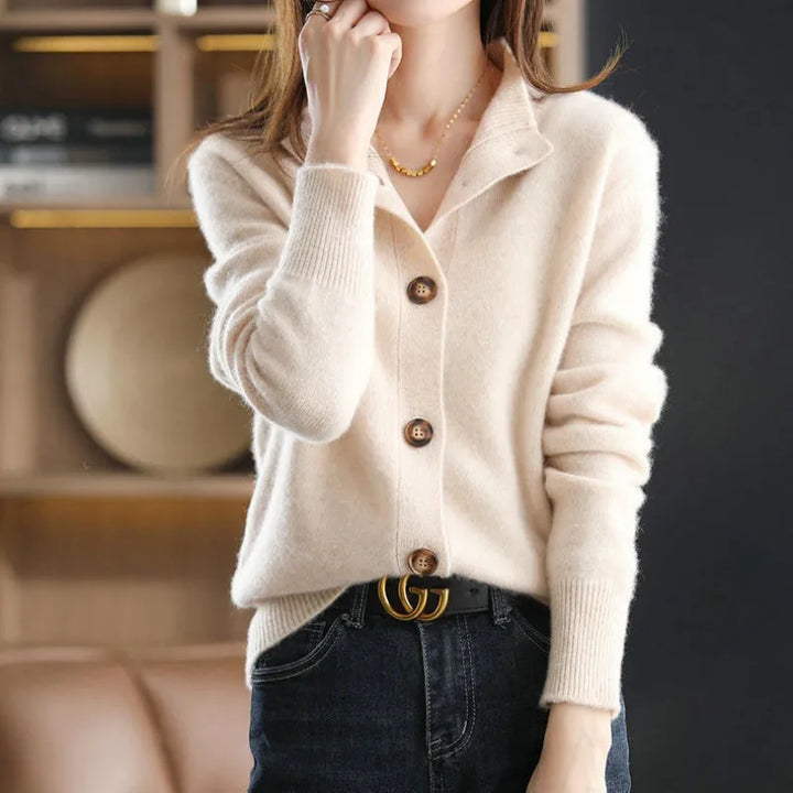 ELARA™ | Elegant Buttoned Sweater