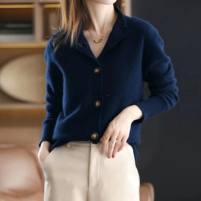 ELARA™ | Elegant Buttoned Sweater