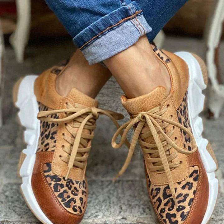 Crizzy | Cozy Leopard Print Sneakers