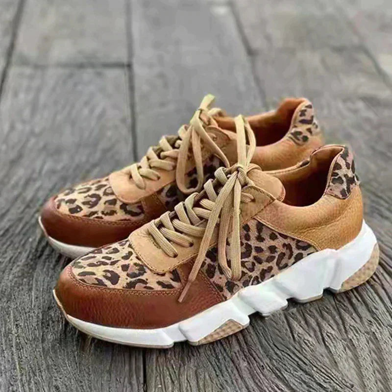 Crizzy | Cozy Leopard Print Sneakers