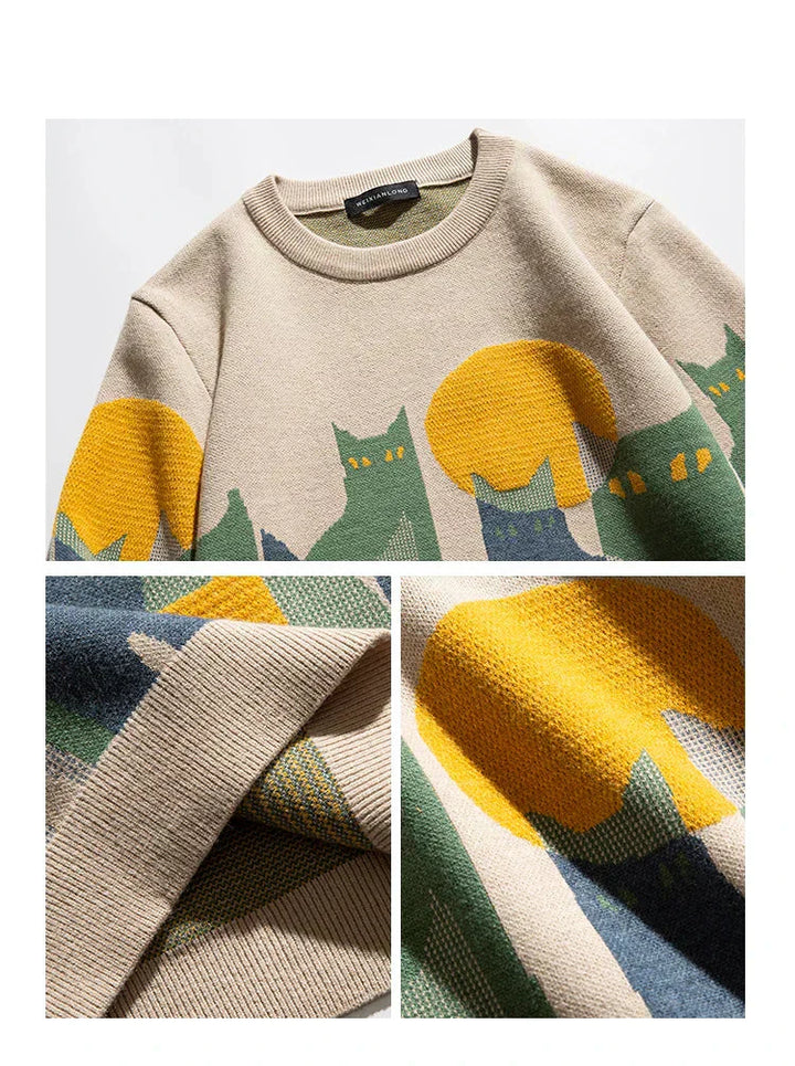 TAIGA™ - Cozy Unisex Cat Sweater