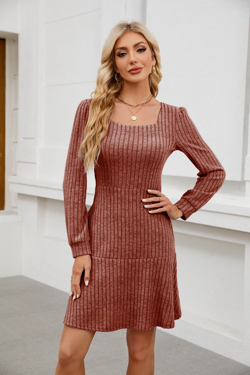 LYRA™ - Cozy Babydoll Dress for Fall