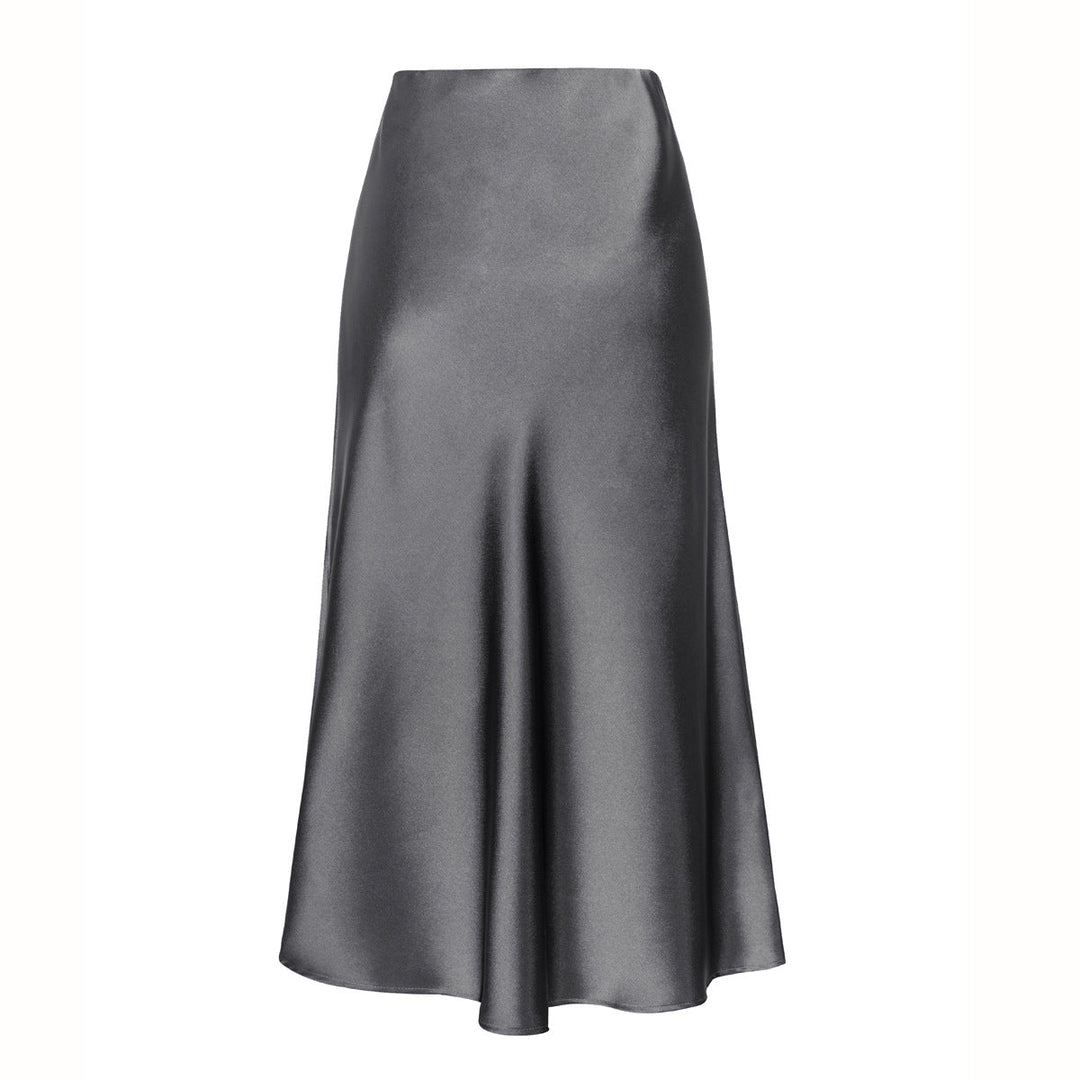 KEITH™ - Chic High Waist Midi Skirt with Side Slit