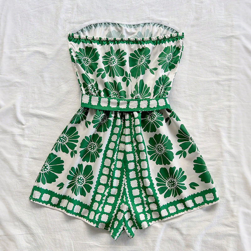 Chic Summer Tube Top Jumpsuit