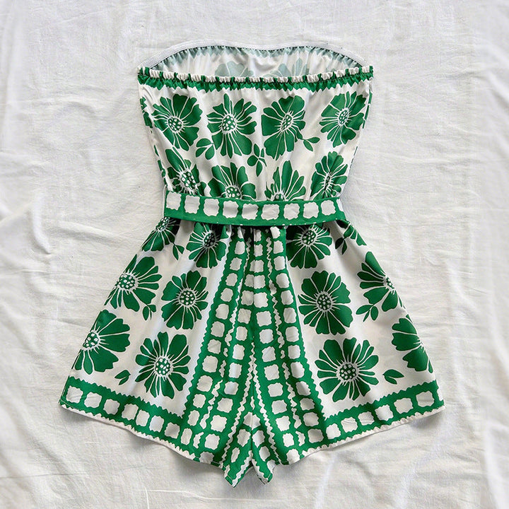 Chic Summer Tube Top Jumpsuit