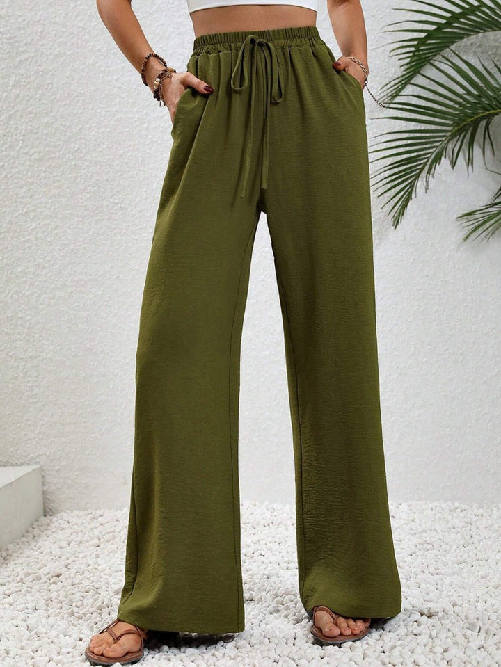 NIKU™ - Relaxed Wide Leg Drawstring Pants