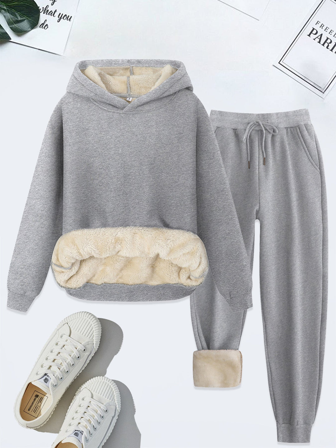 FORDA™ - Cozy Hoodie and Drawstring Pants Set