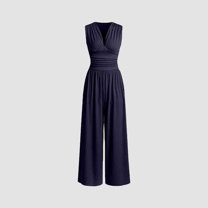 MARLOWE™ – Chic Ruched Jumpsuit