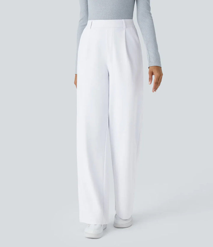 CHARMIE™ - High Waist Straight Leg Pants