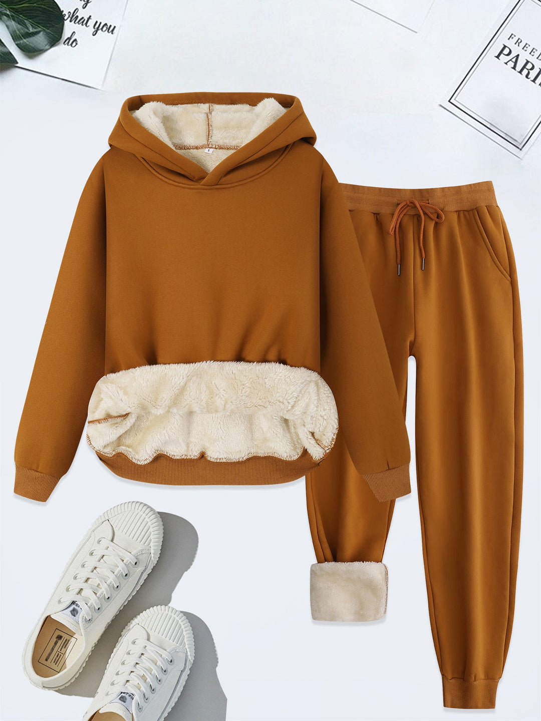 FORDA™ - Cozy Hoodie and Drawstring Pants Set