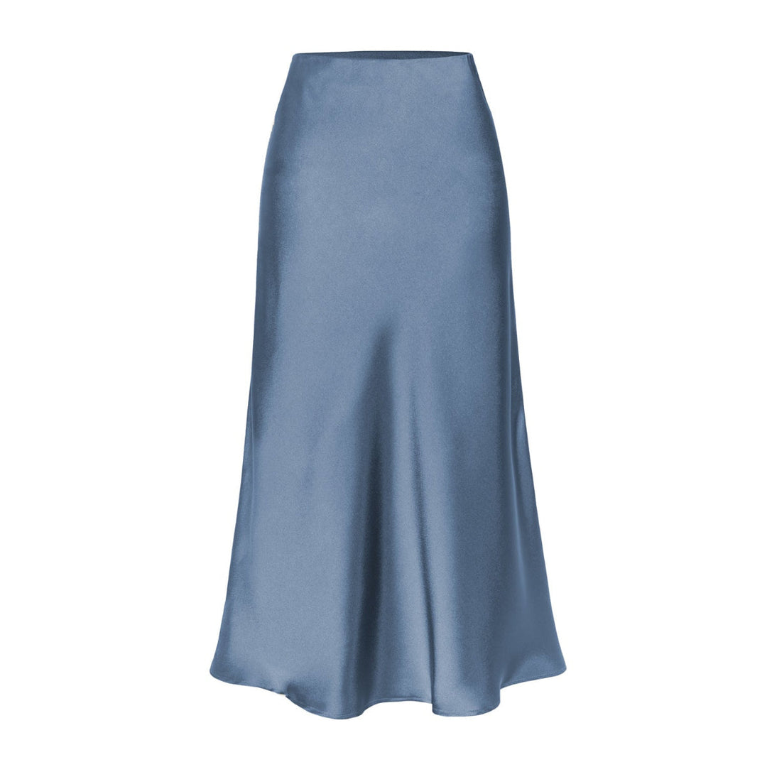 KEITH™ - Chic High Waist Midi Skirt with Side Slit