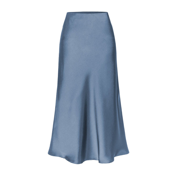KEITH™ - Chic High Waist Midi Skirt with Side Slit