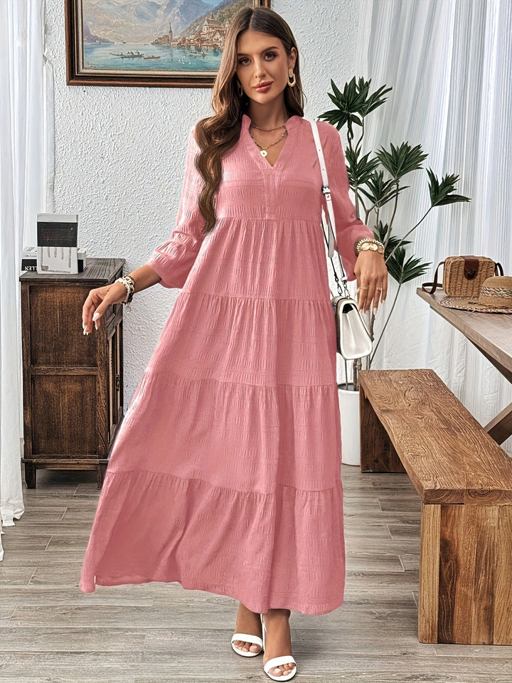 STELLA™ - V-Neck Summer Maxi Dress