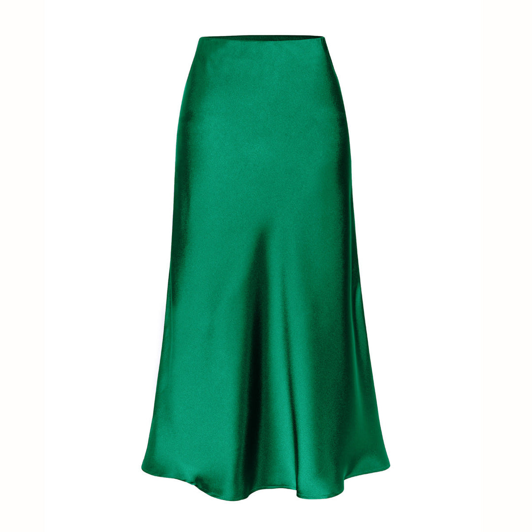 KEITH™ - Chic High Waist Midi Skirt with Side Slit