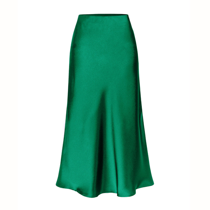 KEITH™ - Chic High Waist Midi Skirt with Side Slit