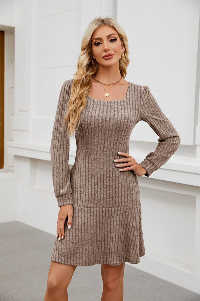 LYRA™ - Cozy Babydoll Dress for Fall