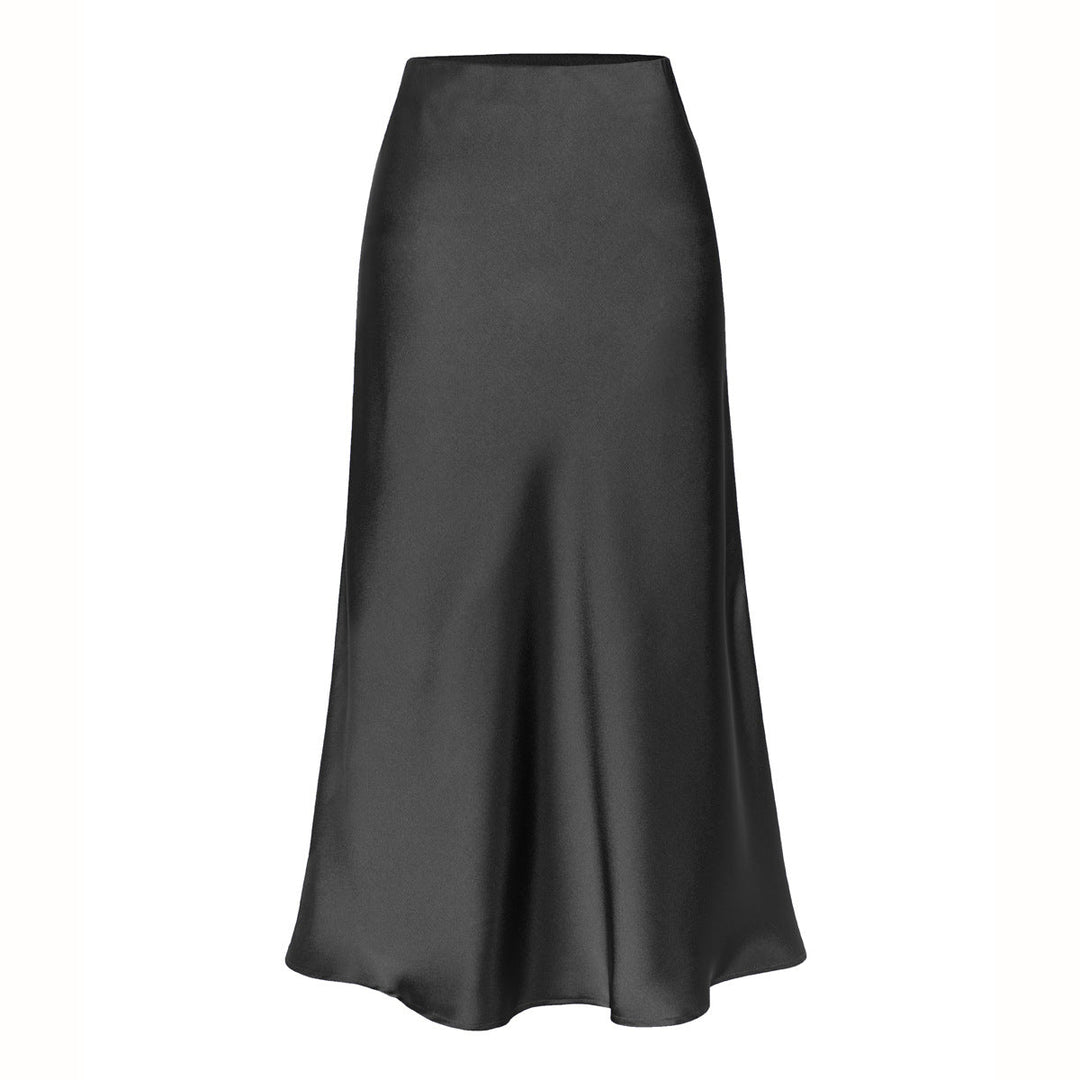 KEITH™ - Chic High Waist Midi Skirt with Side Slit