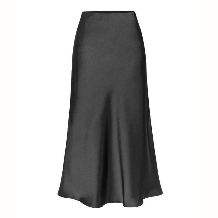 KEITH™ - Chic High Waist Midi Skirt with Side Slit