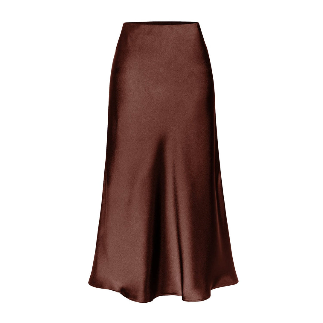 KEITH™ - Chic High Waist Midi Skirt with Side Slit