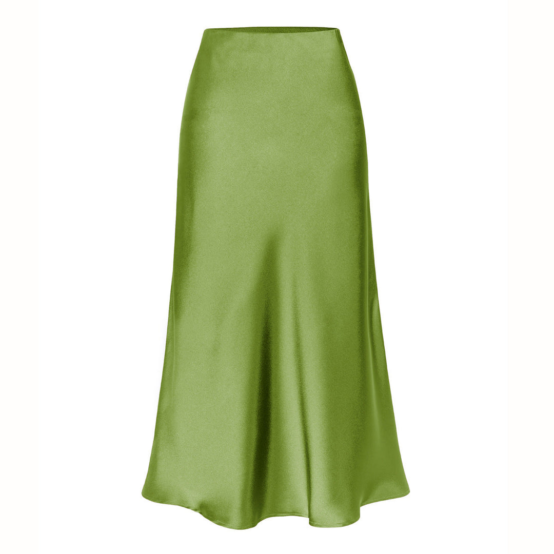 KEITH™ - Chic High Waist Midi Skirt with Side Slit