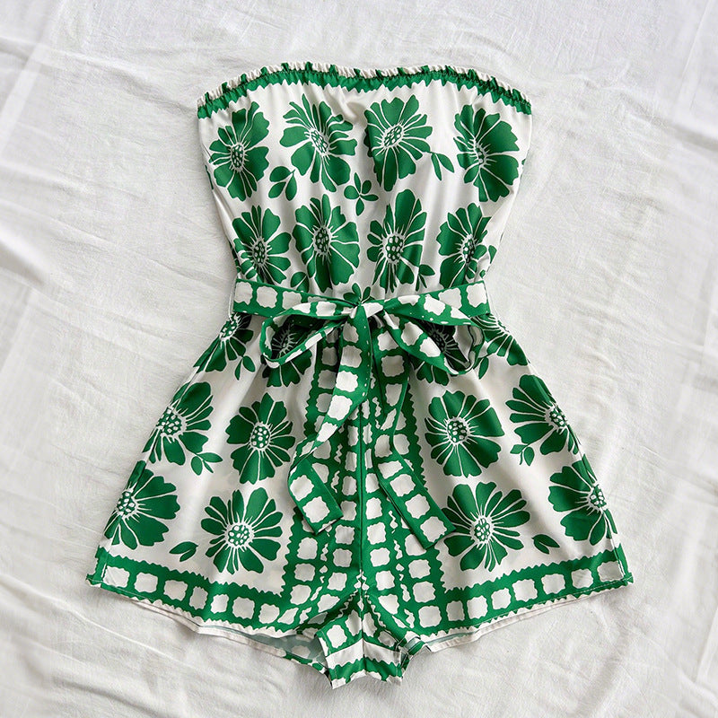 Chic Summer Tube Top Jumpsuit