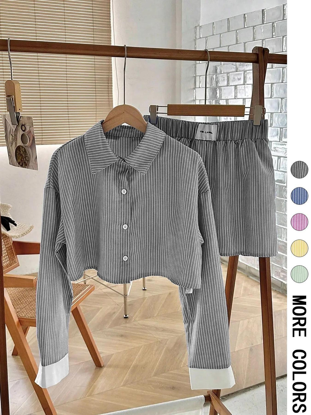 EMERSYN™ - Casual Long-Sleeve Co-Ord Set