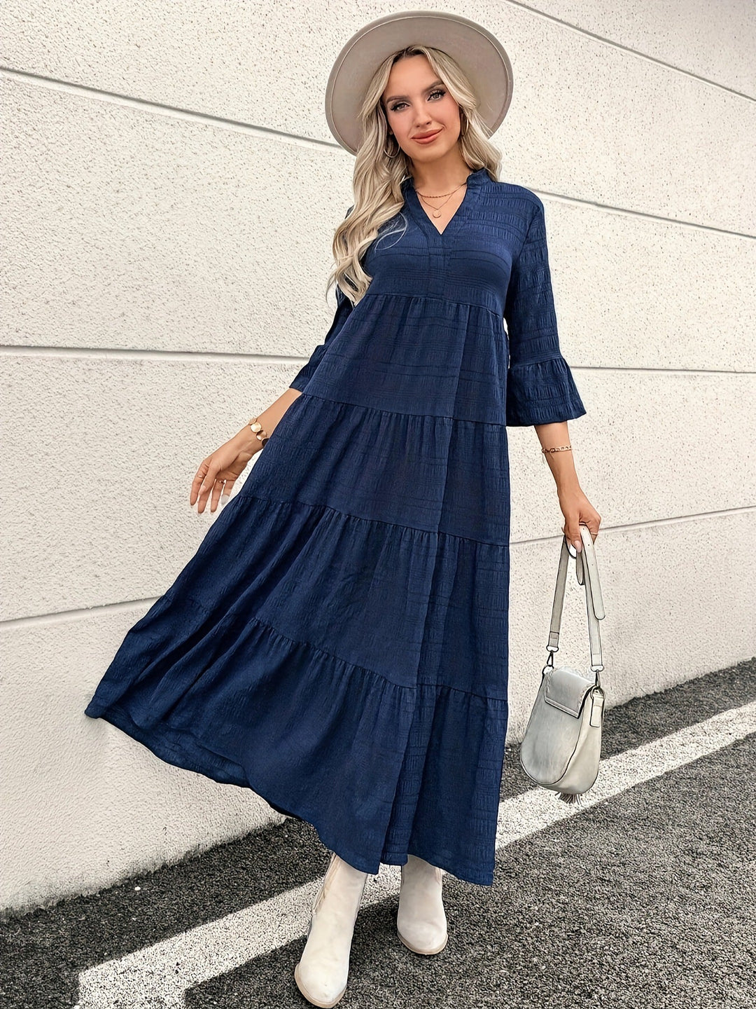 STELLA™ - V-Neck Summer Maxi Dress