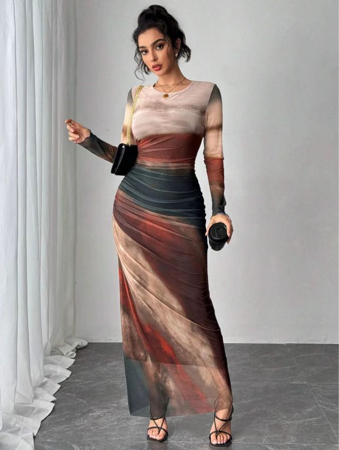 TORINA™ - Comfy Printed Maxi Dress