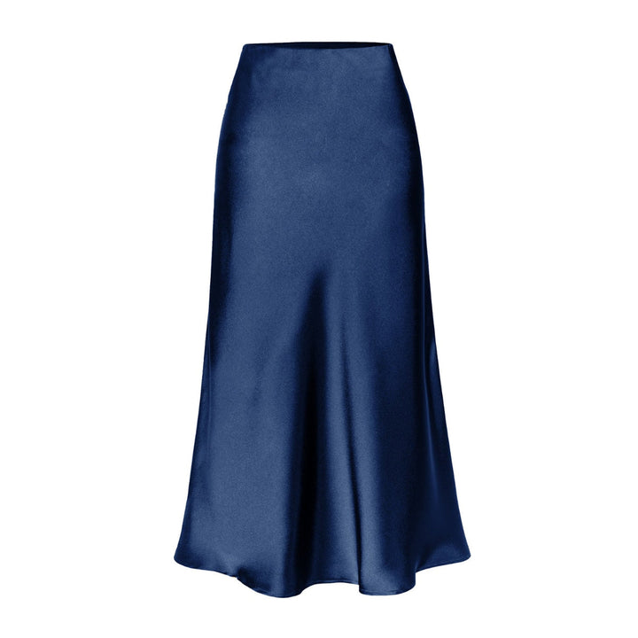 KEITH™ - Chic High Waist Midi Skirt with Side Slit