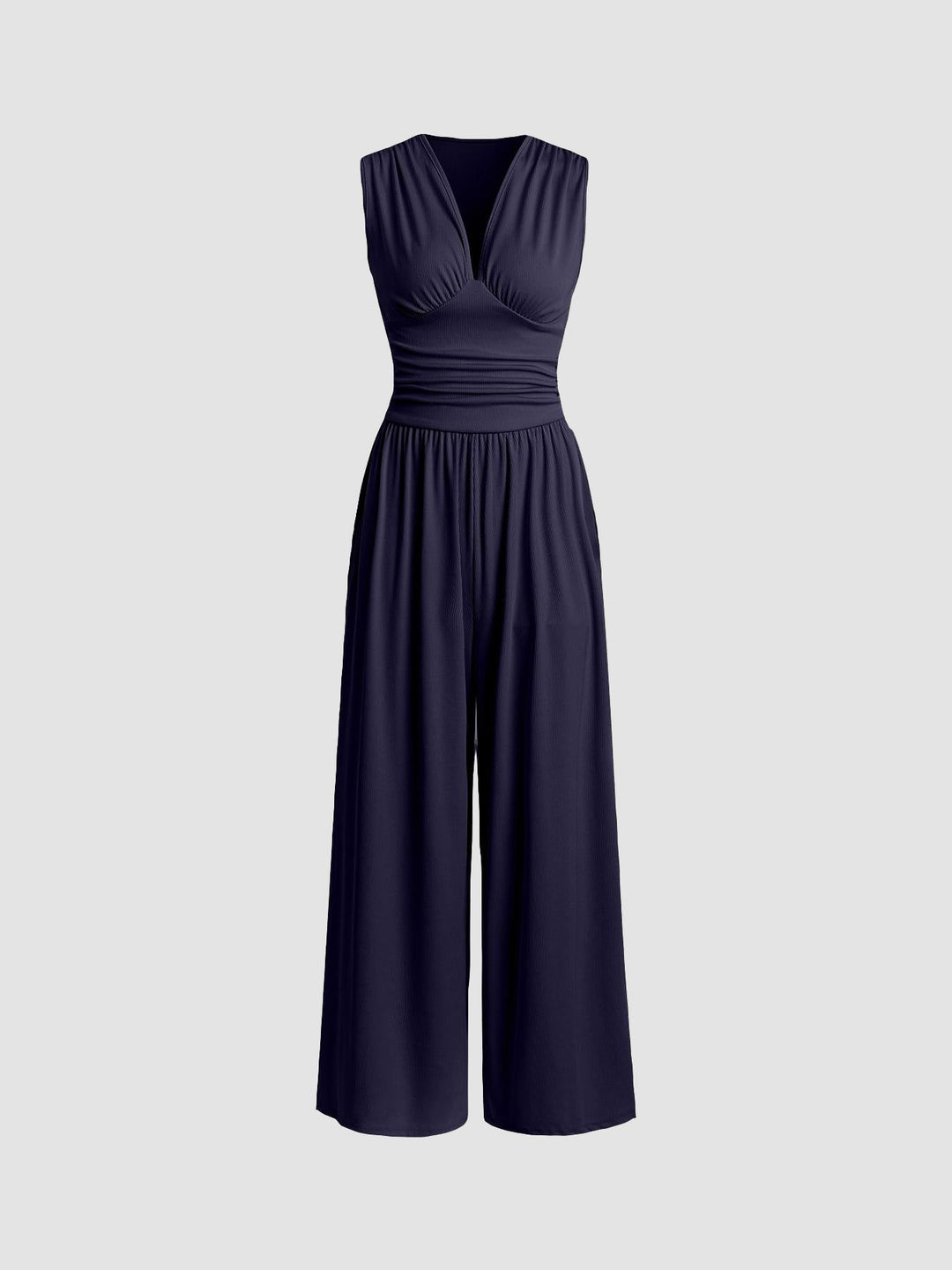 Chic Sleeveless Wide-Leg Jumpsuit