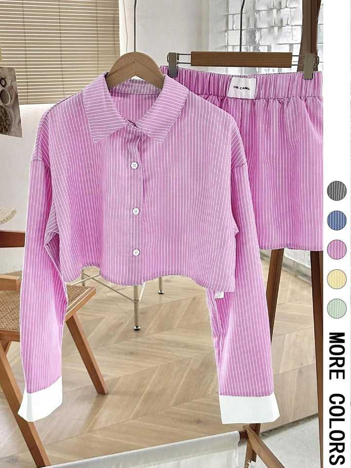 EMERSYN™ - Casual Long-Sleeve Co-Ord Set