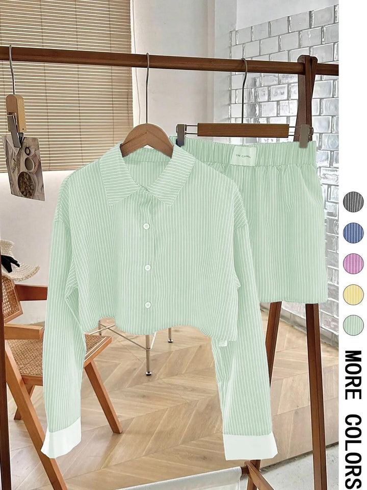 EMERSYN™ - Casual Long-Sleeve Co-Ord Set