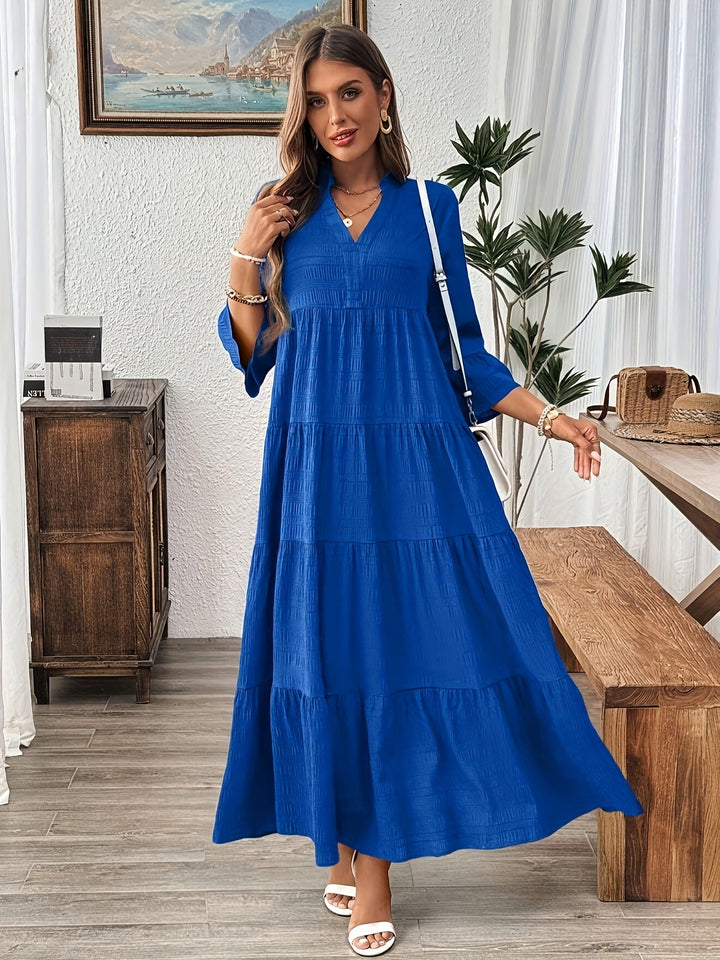 STELLA™ - V-Neck Summer Maxi Dress