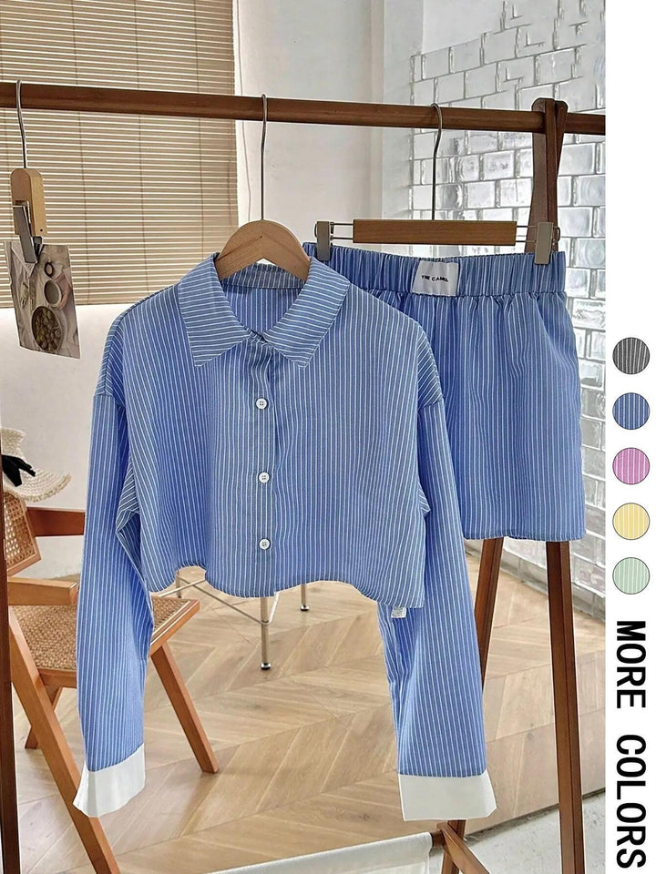 EMERSYN™ - Casual Long-Sleeve Co-Ord Set