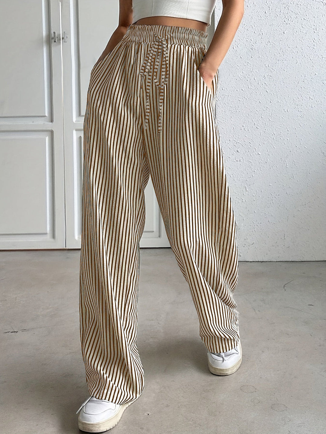 TAITE™ - Relaxed Fit Striped Summer Bottoms