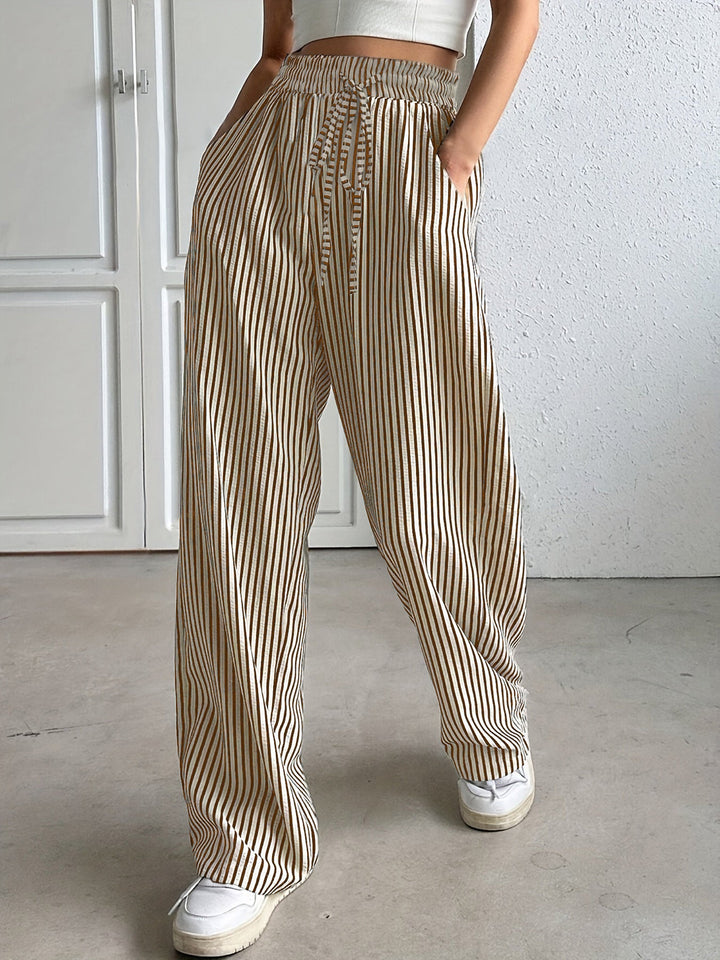 TAITE™ - Relaxed Fit Striped Summer Bottoms