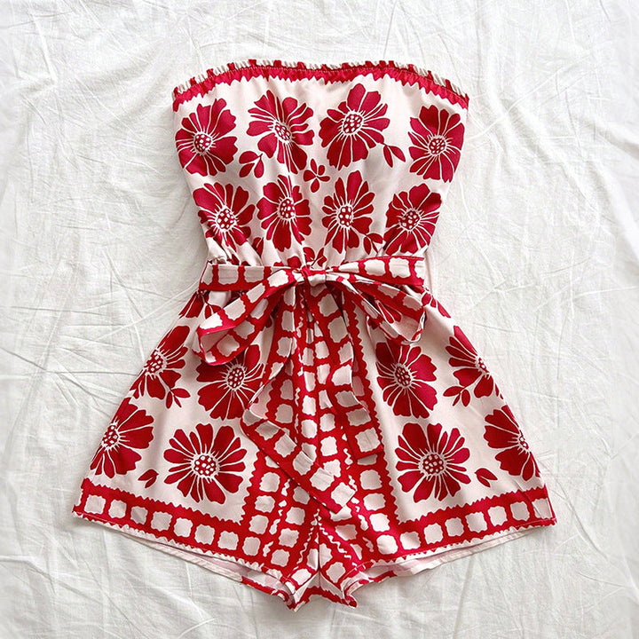 Chic Summer Tube Top Jumpsuit