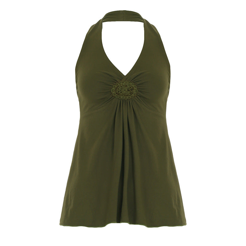 ELSATI™ – Basic Halter Tank Top