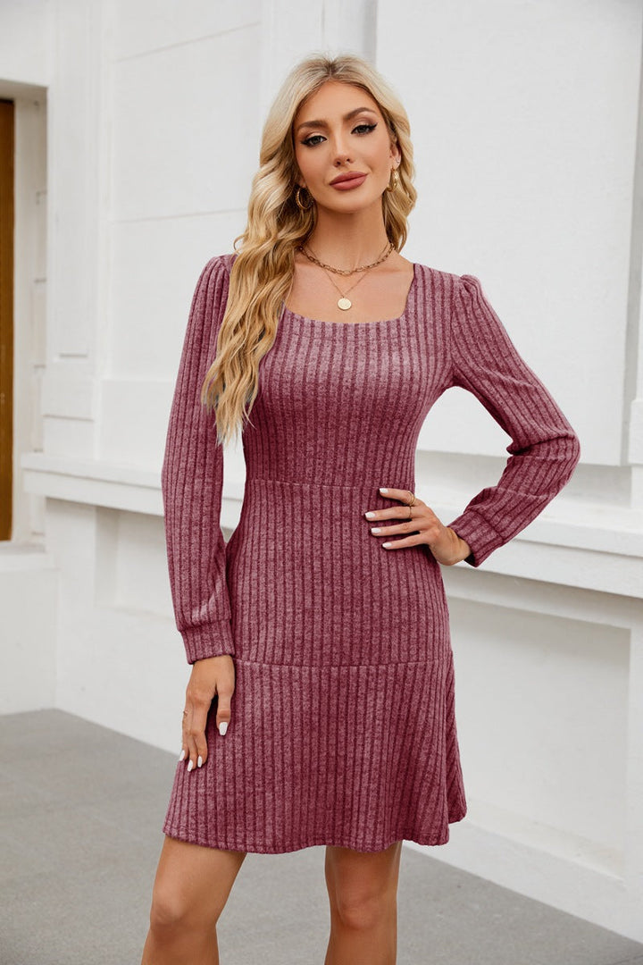 LYRA™ - Cozy Babydoll Dress for Fall