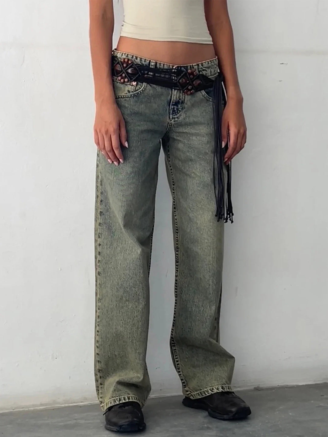 SYLVAINE™ – Vintage Baggy Jeans