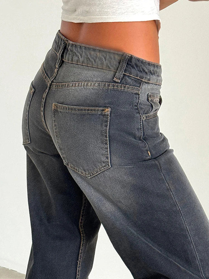 SYLVAINE™ – Vintage Baggy Jeans