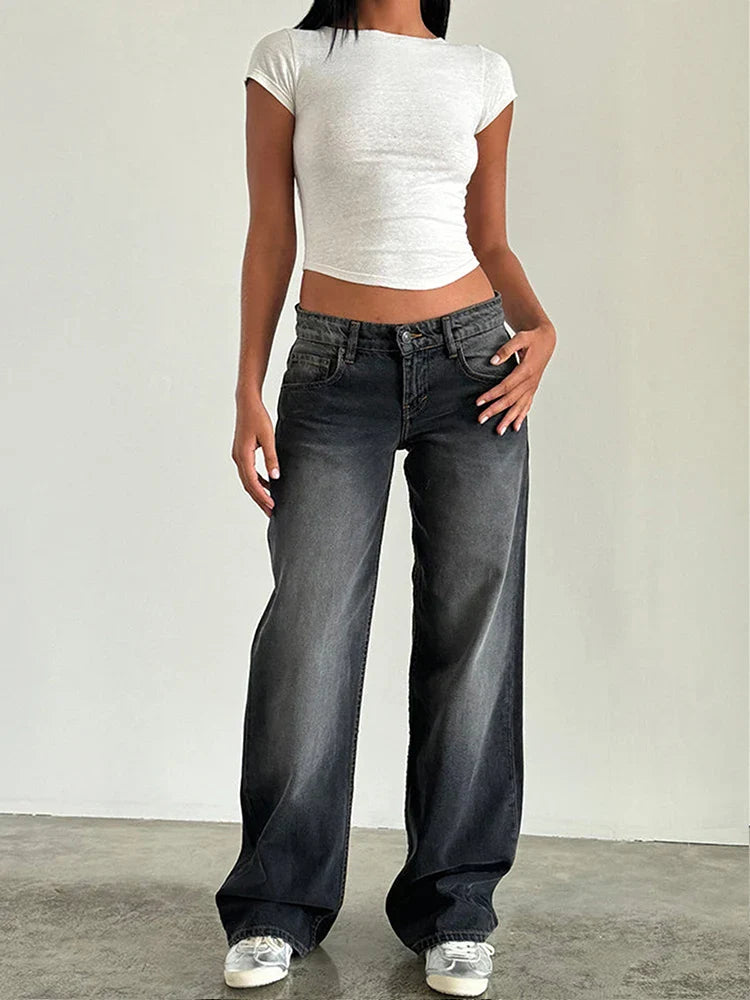 SYLVAINE™ – Vintage Baggy Jeans