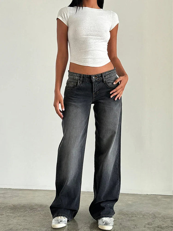 SYLVAINE™ – Vintage Baggy Jeans