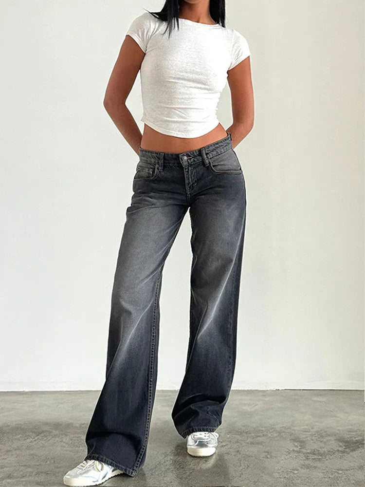 SYLVAINE™ – Vintage Baggy Jeans