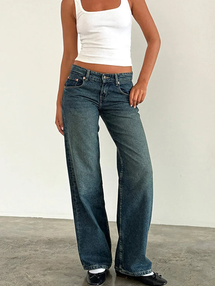 SYLVAINE™ – Vintage Baggy Jeans