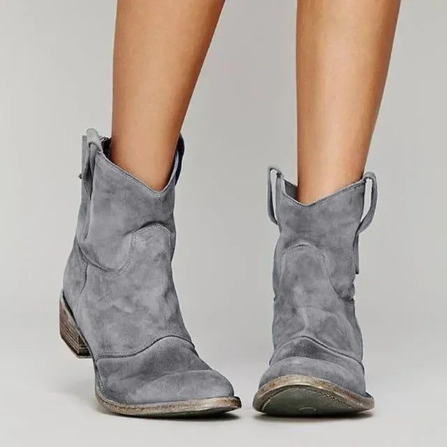 Zinny | Retro Western Ankle Boots