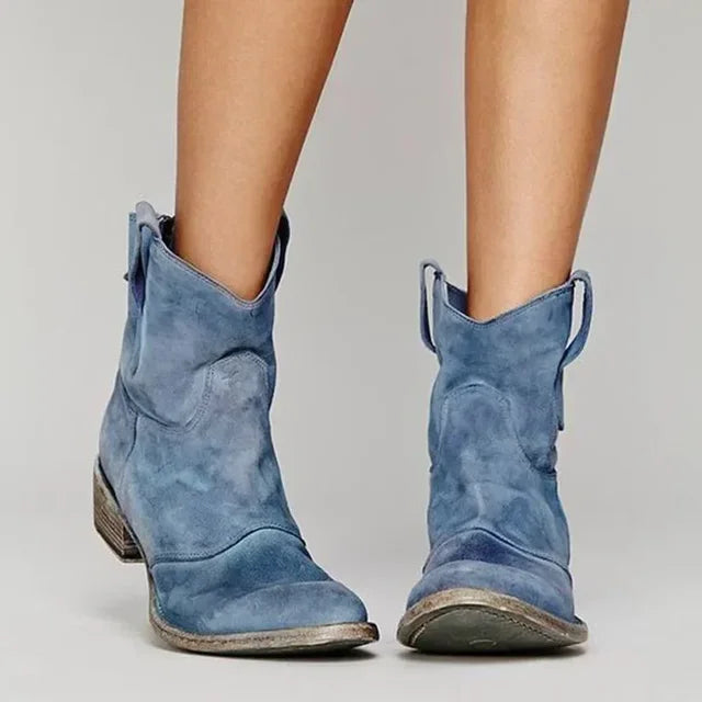 Zinny | Retro Western Ankle Boots