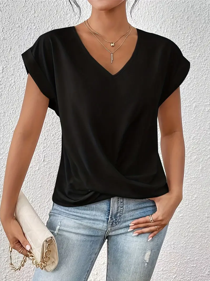BELLE™ | Chic V-Neck Top