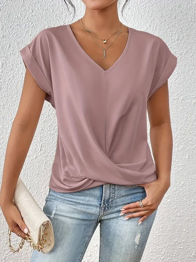 BELLE™ | Chic V-Neck Top